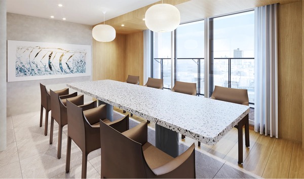 ブリリアタワー浅草柳橋 スカイビューラウンジ完成予想CG