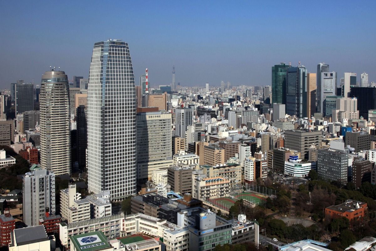 東京タワーから見た愛宕 新橋方面の眺め 超高層マンション 超高層ビル 東京タワーから見た愛宕 新橋方面の眺め 超高層マンション 超高層ビル