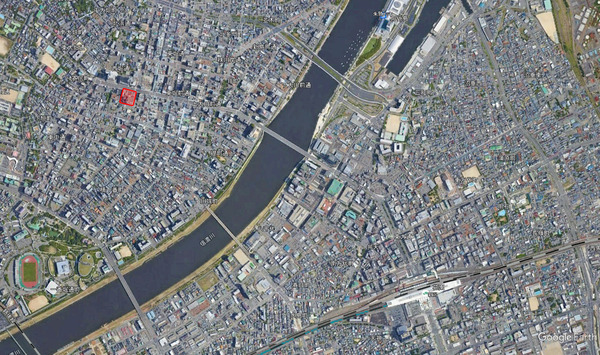 新潟三越跡地 位置図