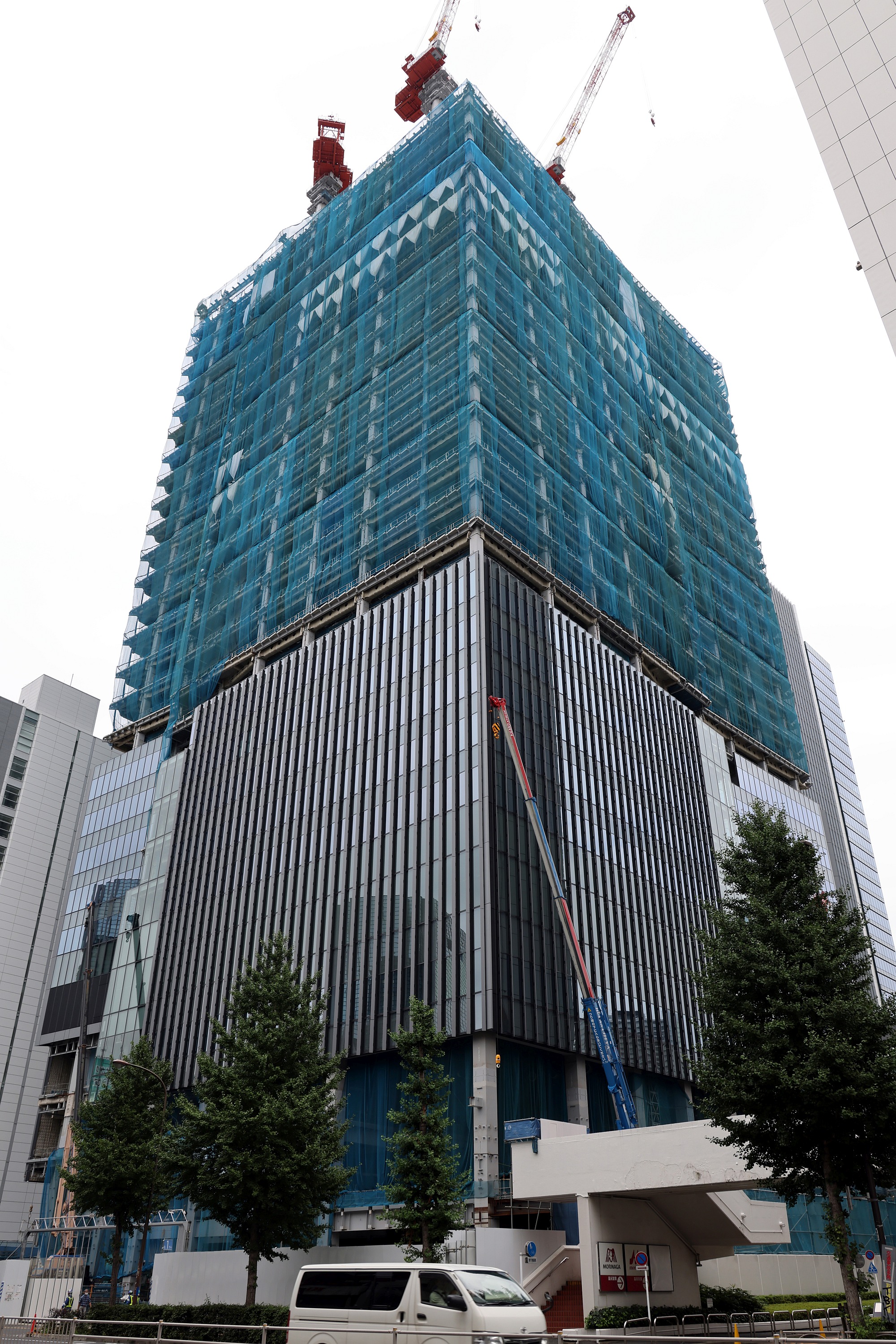 地上29階、高さ156m「田町タワー」の建設状況！三田駅直結の超高層