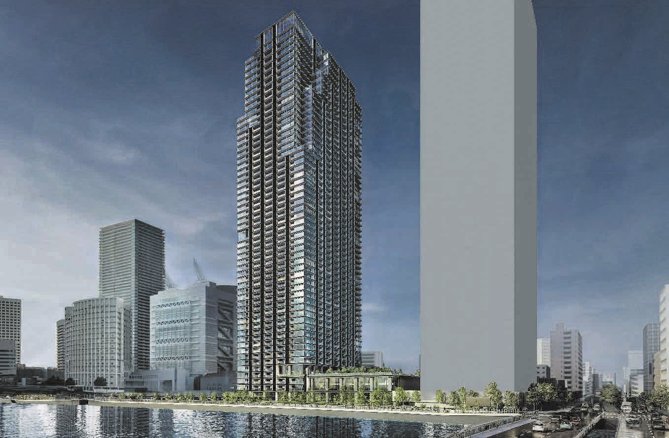 高さ196.65mタワマン「(仮称)大阪市北区中之島5丁目計画」と高さ約205m