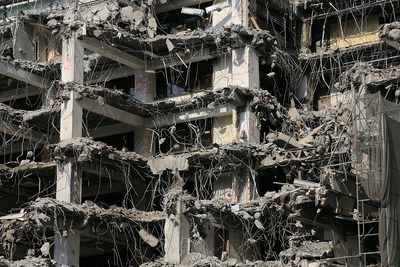 公庫ビルの解体工事