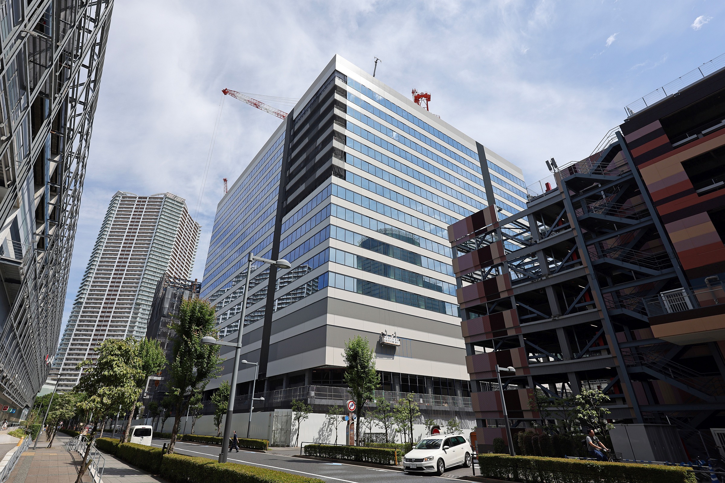 地上18階、高さ97.965m「(仮称)豊洲4-2街区開発計画」の建設状況 地上18階、高さ97.965m「(仮称)豊洲4-2街区開発計画」の建設状況
