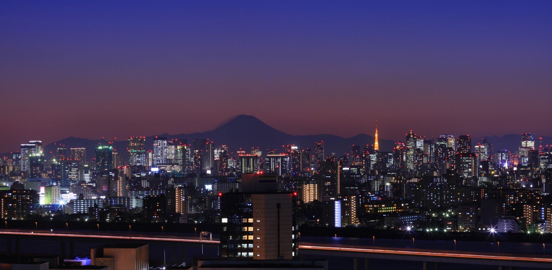 タワーマンションからの東京夜景 超高層マンション 超高層ビル