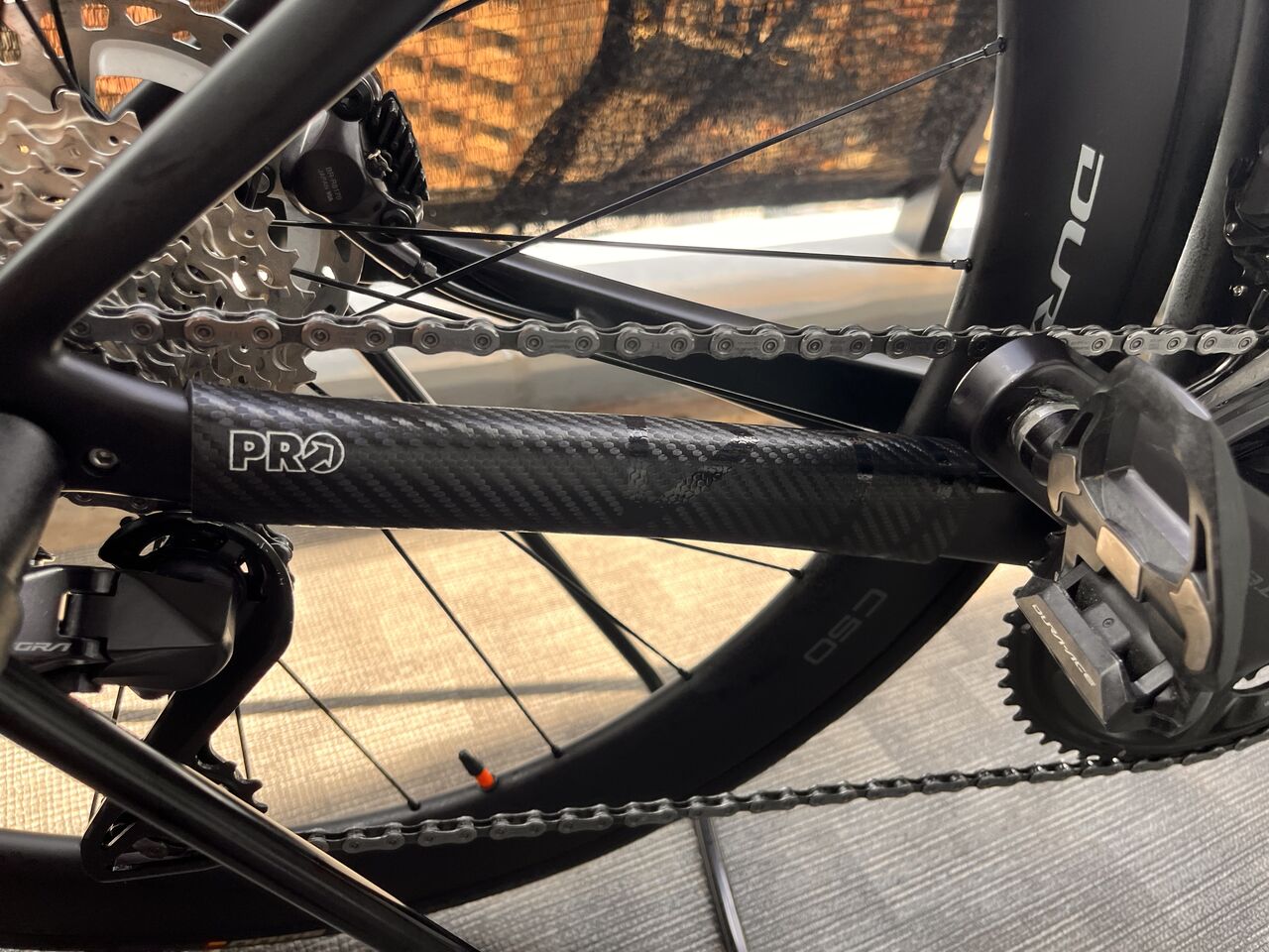 SHIMANO PRO チェーンステープロテクター インプレ : ロードバイクと