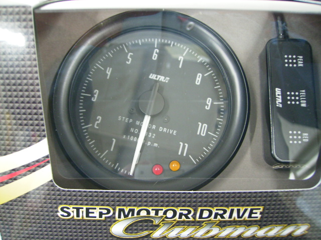 ULTRAステップモーター クラブマン 80φ　タコメーター (1932-01 ULTRAステップモーター クラブマン 80φ タコメーター (1932-01