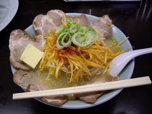 くるまやラーメン天童店ねぎ塩バターチャーシュー