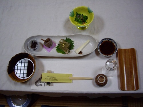 味の里ばんだい先付