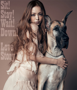 安室奈美恵『Sit!Stay!Wait!Down! / Love Story』ジャケット決定