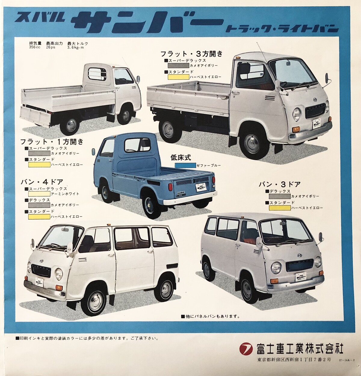 旧車カタログ 153 3代目サンバー : E46に魅せられて