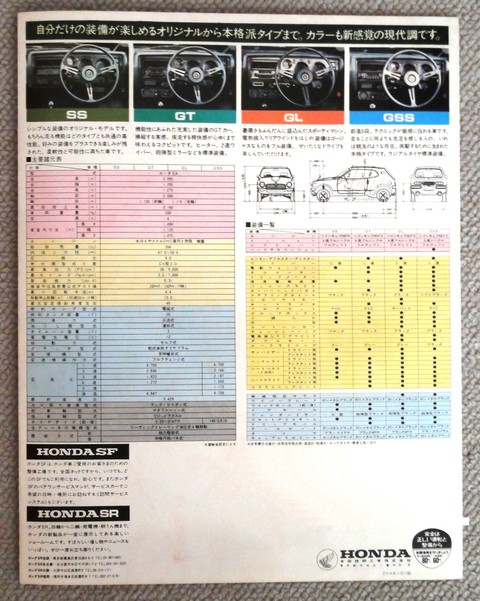 ホンダ カタログセット 12冊まとめて 旧車カタログ⑫ ホンダZ : E46に魅せられて