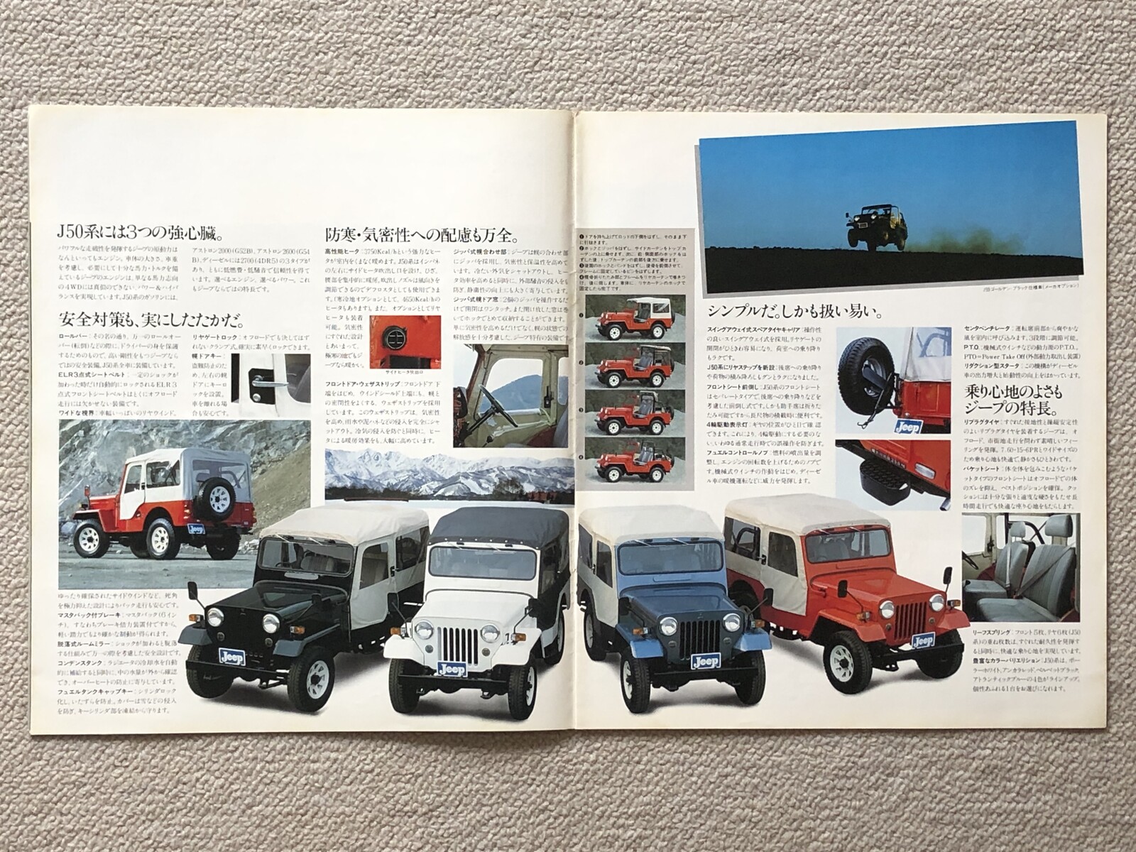 旧車カタログ 84 ジープ J50系 : E46に魅せられて