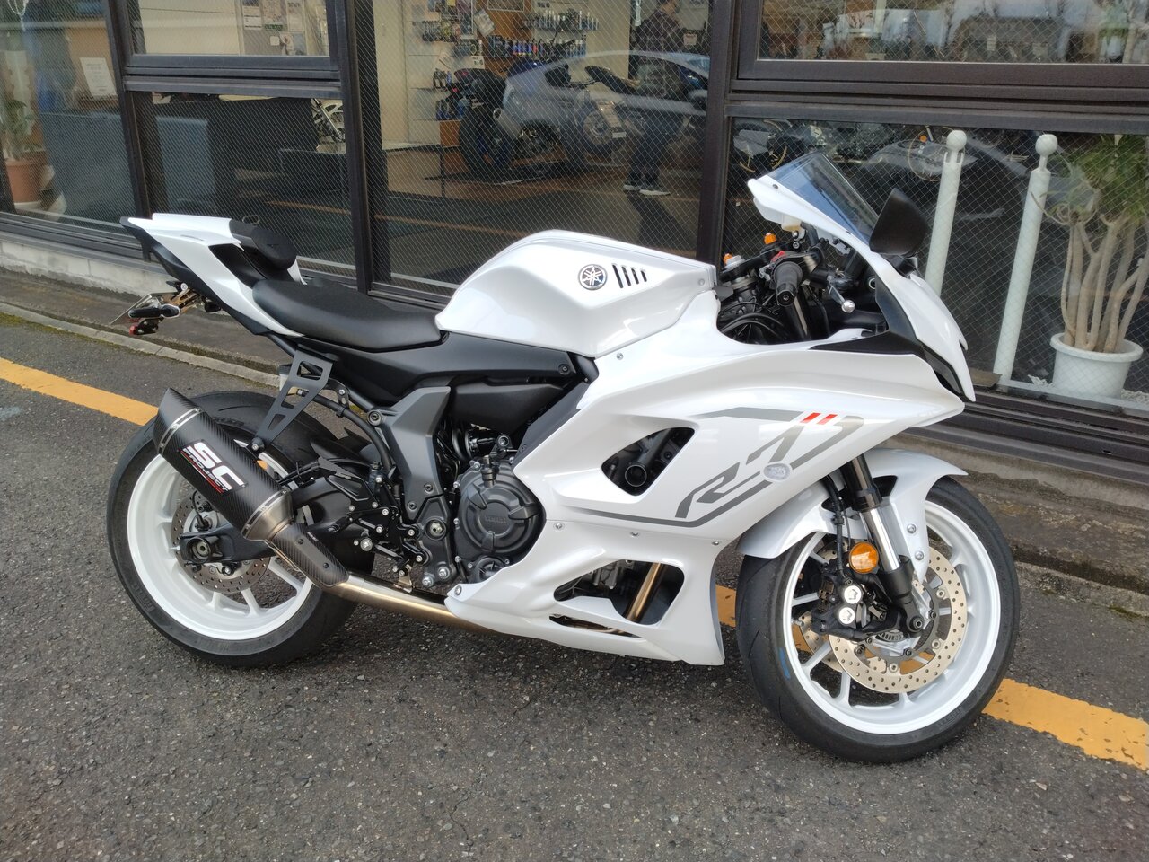 白い＆白い YZF-R7のお客様 : YSP名古屋北はヤマハのバイク屋です