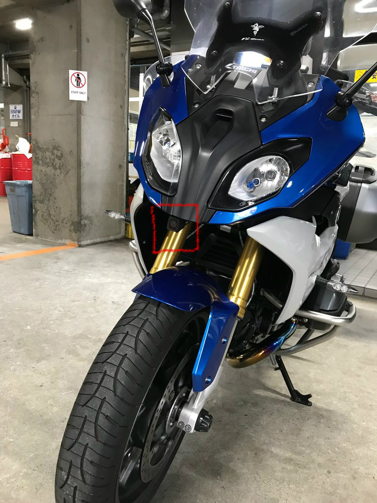 バイクのドラレコ 取り付け致しました Ysp名古屋北はヤマハのバイク屋です