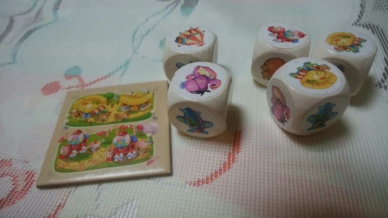 レビュー9 ダイスを振って自分だけの遊園地を造る タイニーパーク Tiny Park ボードゲーム感想備忘録