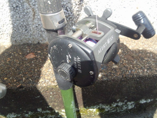 メインの両軸リールをPEラインにしてみた : 休日は若狭湾でボート釣り