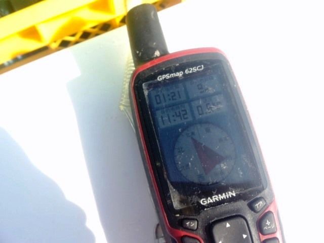 ボート釣りに使用しているハンディGPS「GARMIN GPSmap 62SCJ