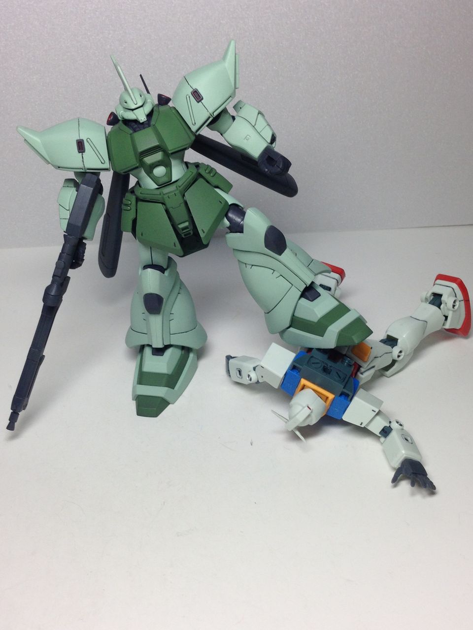 ゲルググJ HGUC スーパーガンプラ作ったブログ #2068 レビュー 全塗装