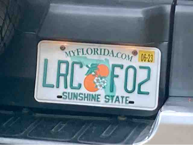 ハワイ州外の車ナンバー フロリダ州 楽園ハワイと私 ハワイ州外の車ナンバー フロリダ州 楽園ハワイと私