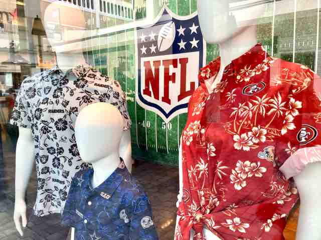 NFL（アメリカンフットボール）のアロハシャツ : 楽園ハワイと私