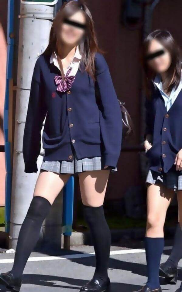 ニーソJK1