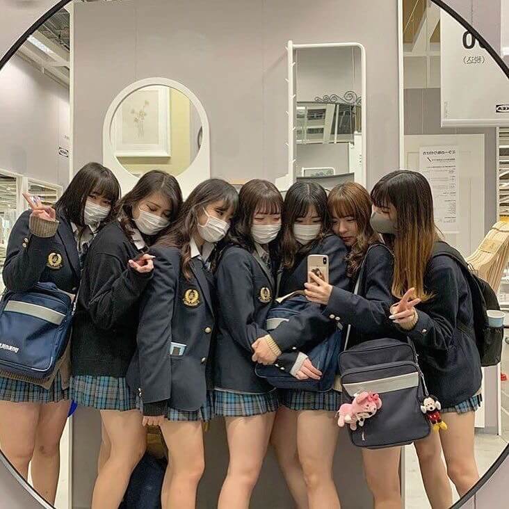 女子高生集合写真89