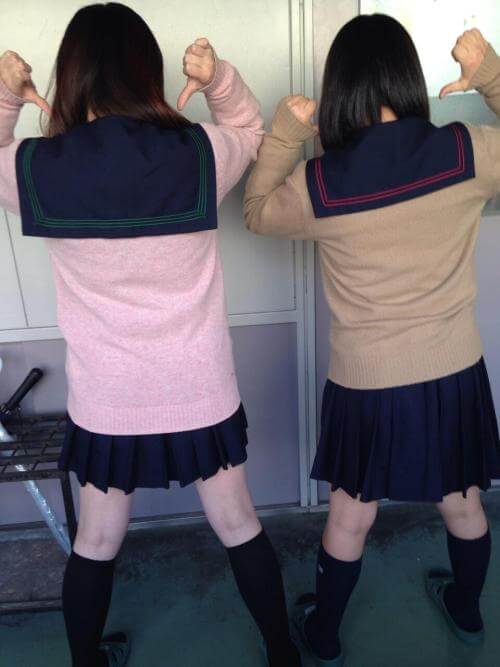 後ろ姿JK36