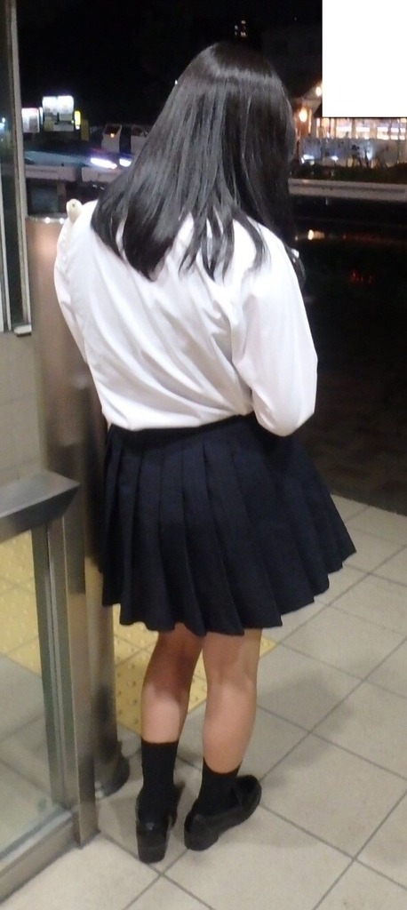 後ろ姿JK34