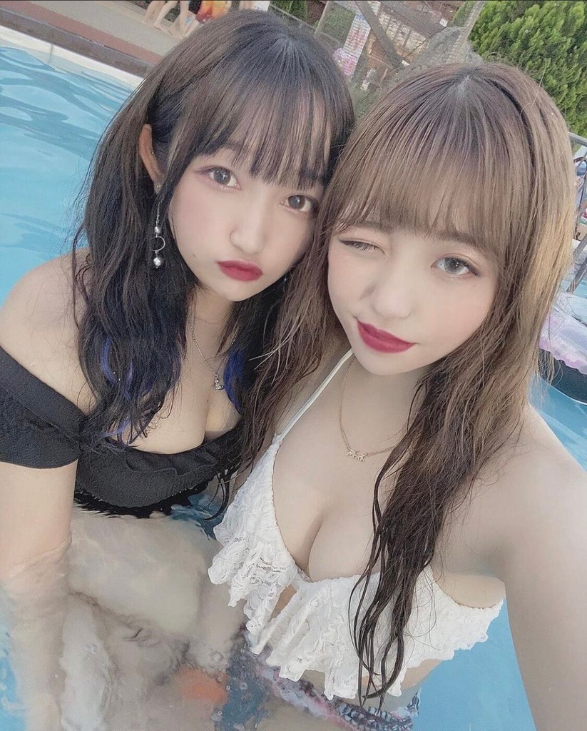 高校のプール授業が男女別にされてる理由がわかる水着JK