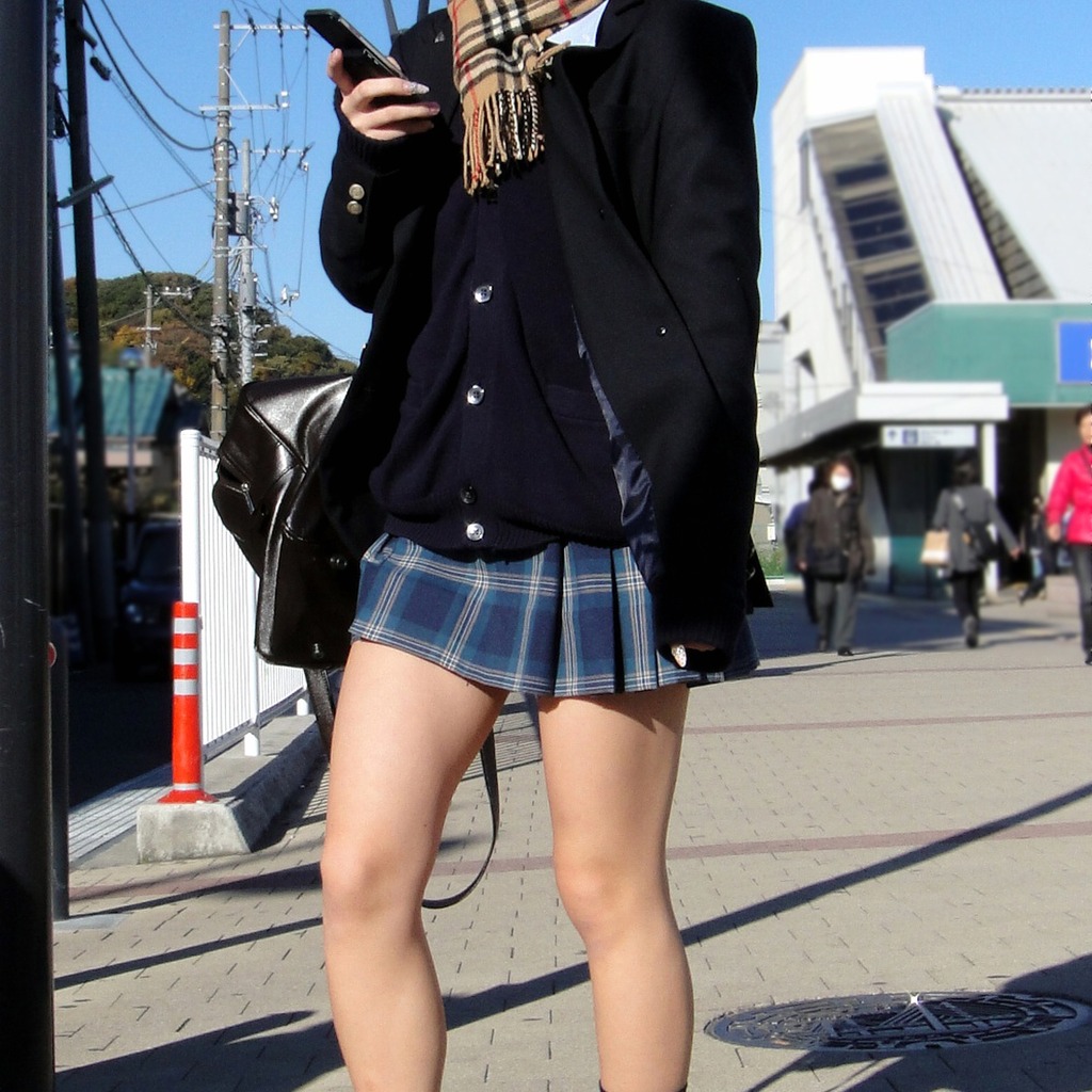 女子高生太もも36