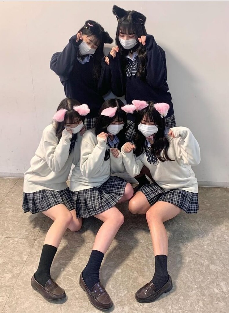 女子高生集合写真16