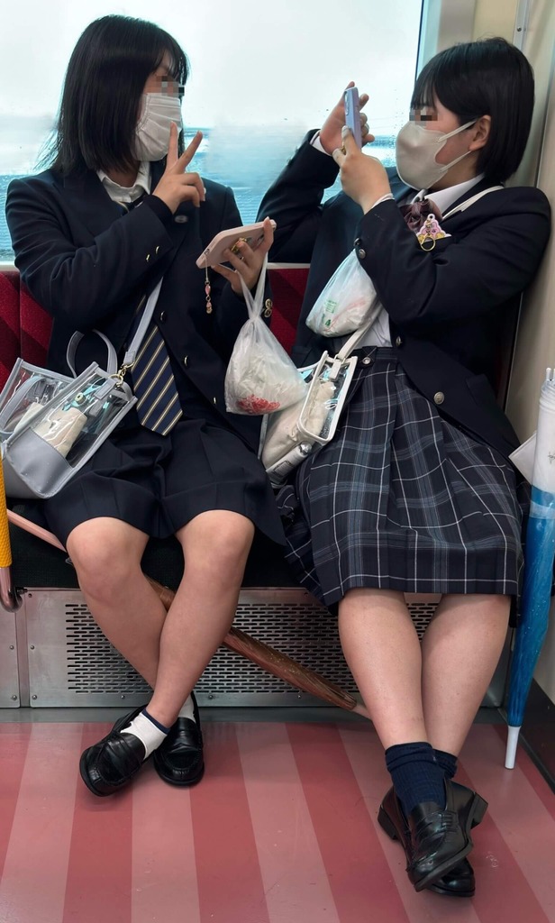電車女子高生10