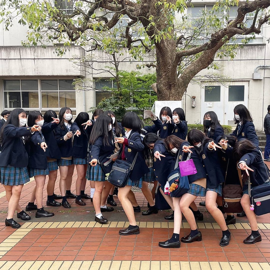 女子高生集合写真87