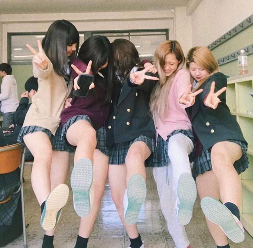 女子高生集合写真8