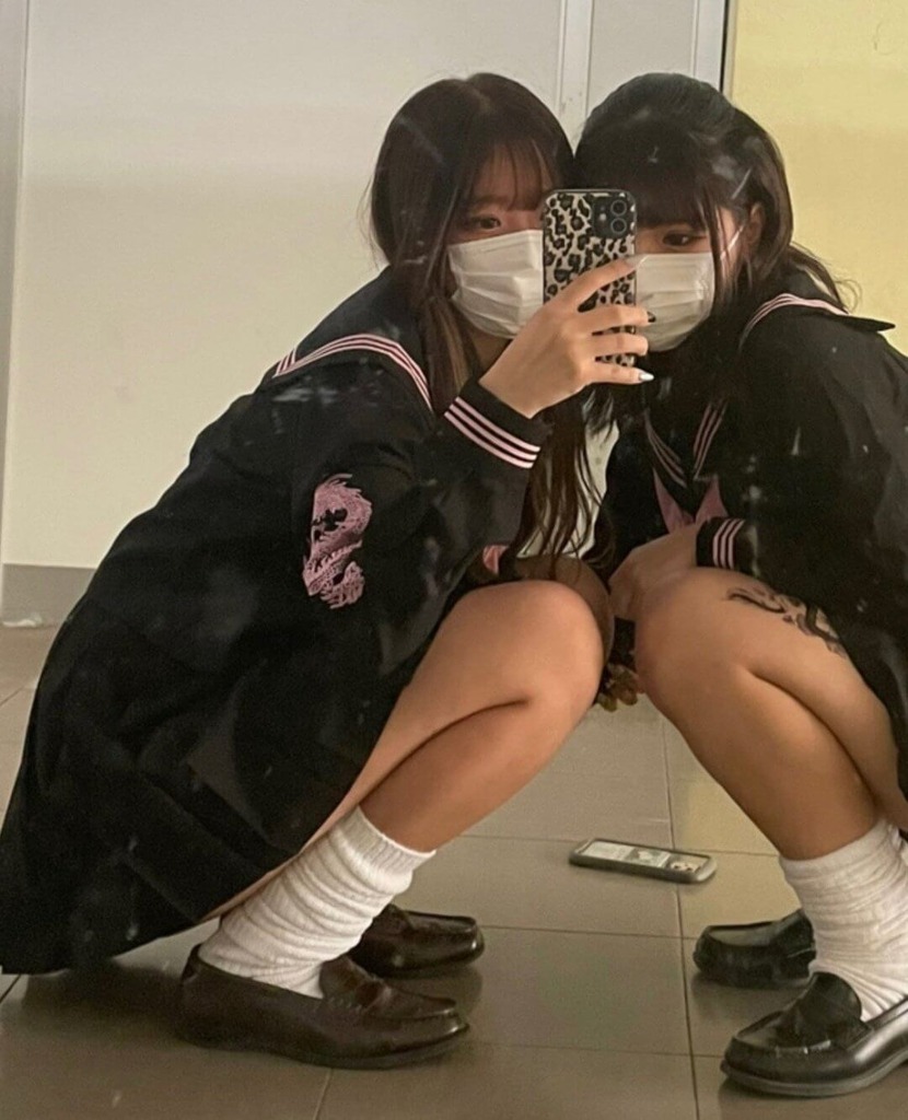 自撮り女子高生70