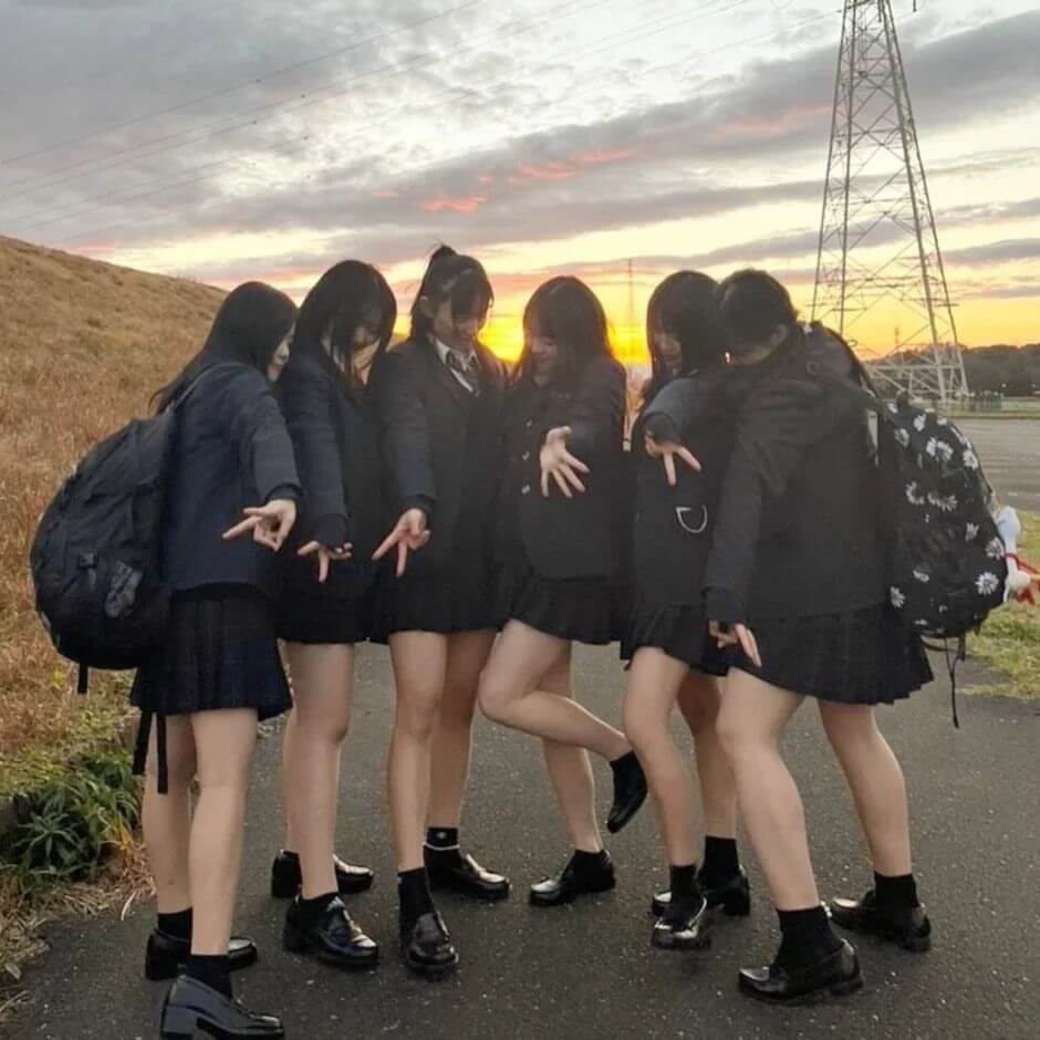 女子高生集合写真84