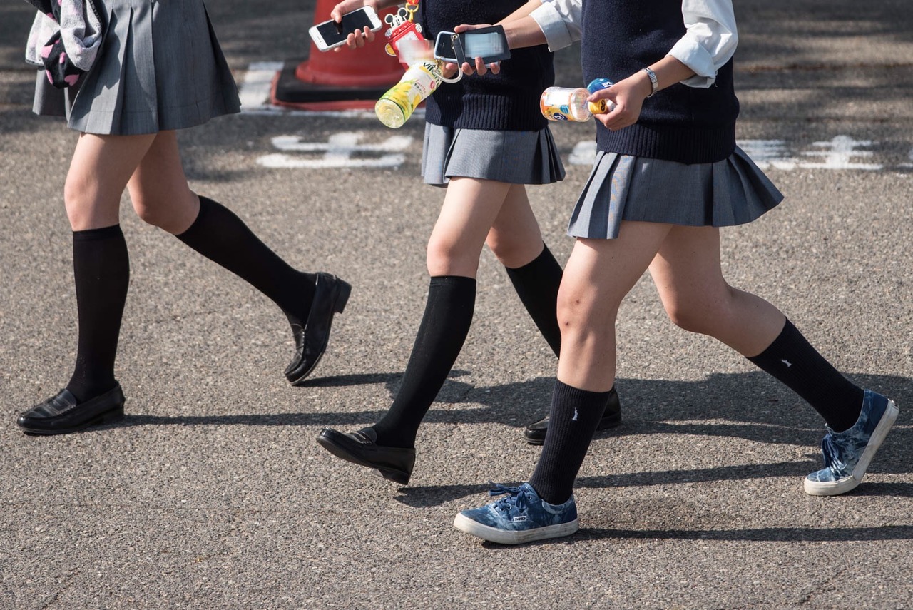 女子高生太もも14