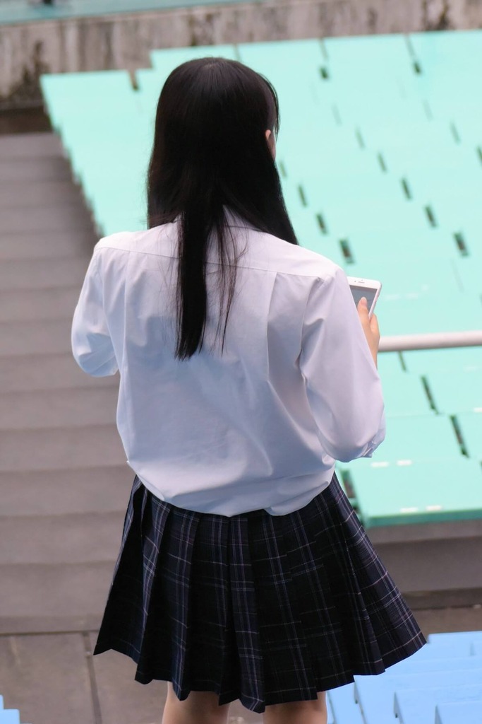 後ろ姿JK34