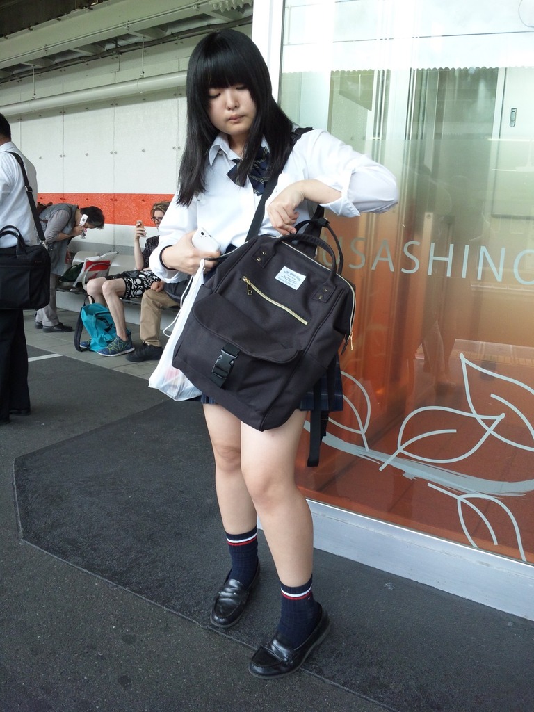 女子高生太もも35