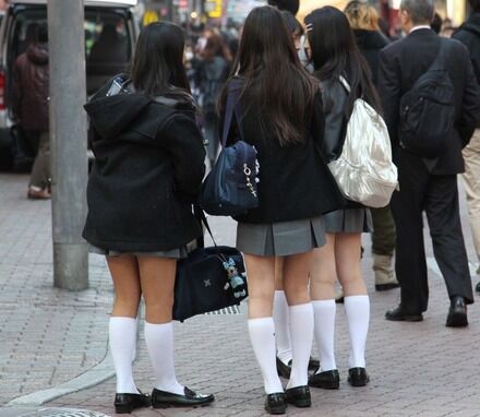 女子高生太もも23