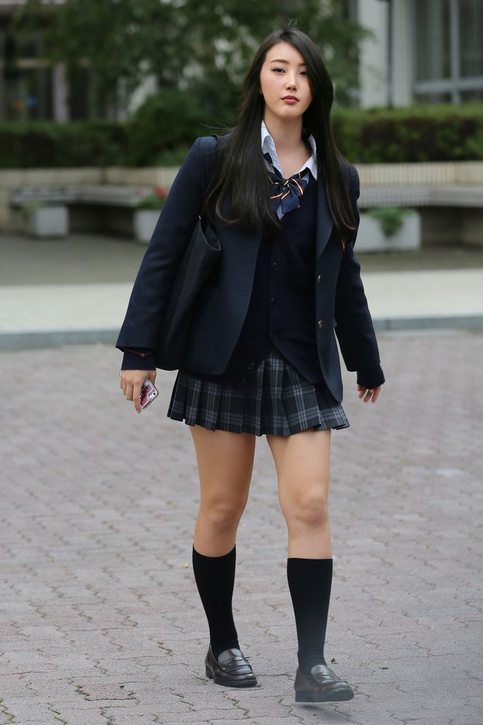 女子高生太もも37