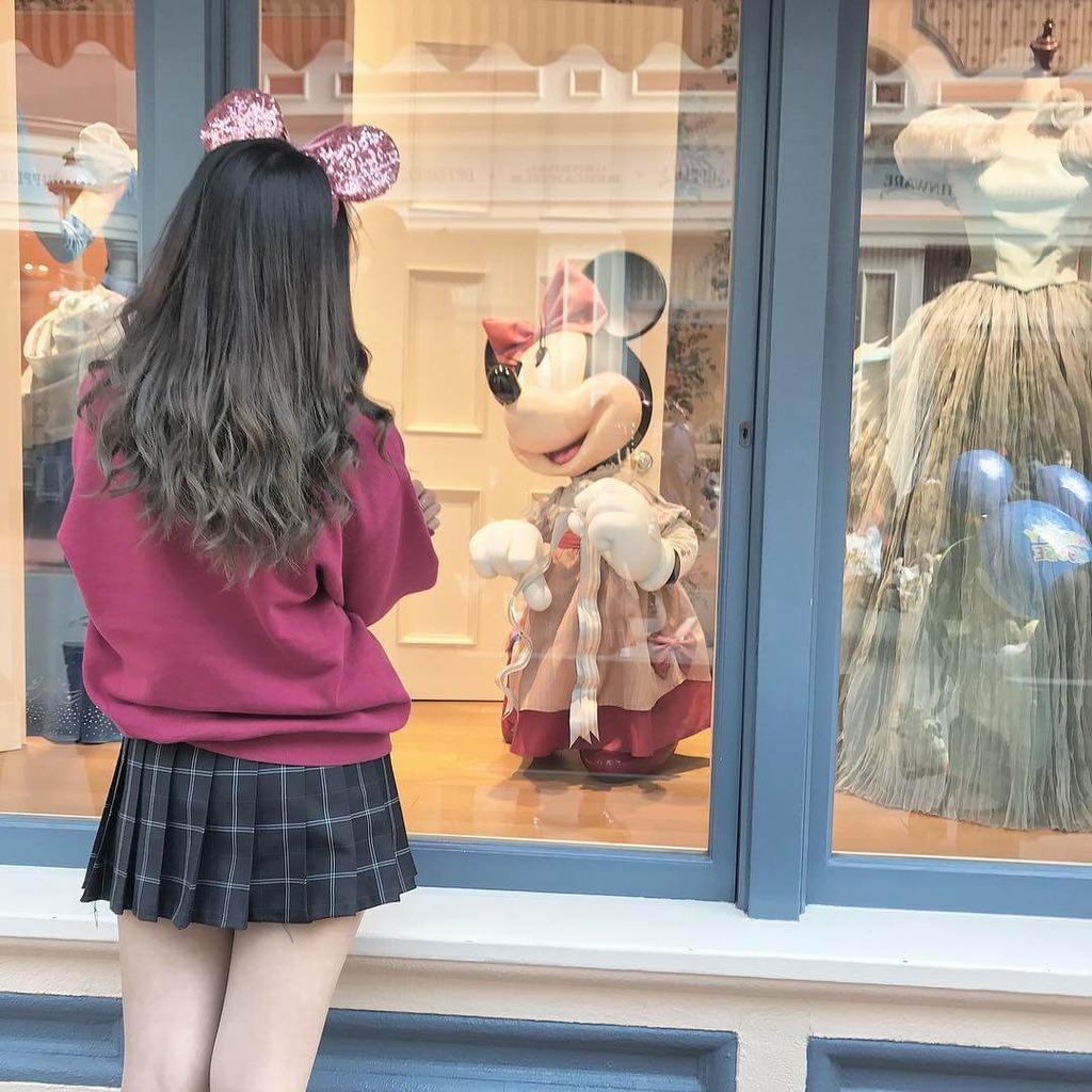 立ちバックの妄想が止まらない後ろ姿JK