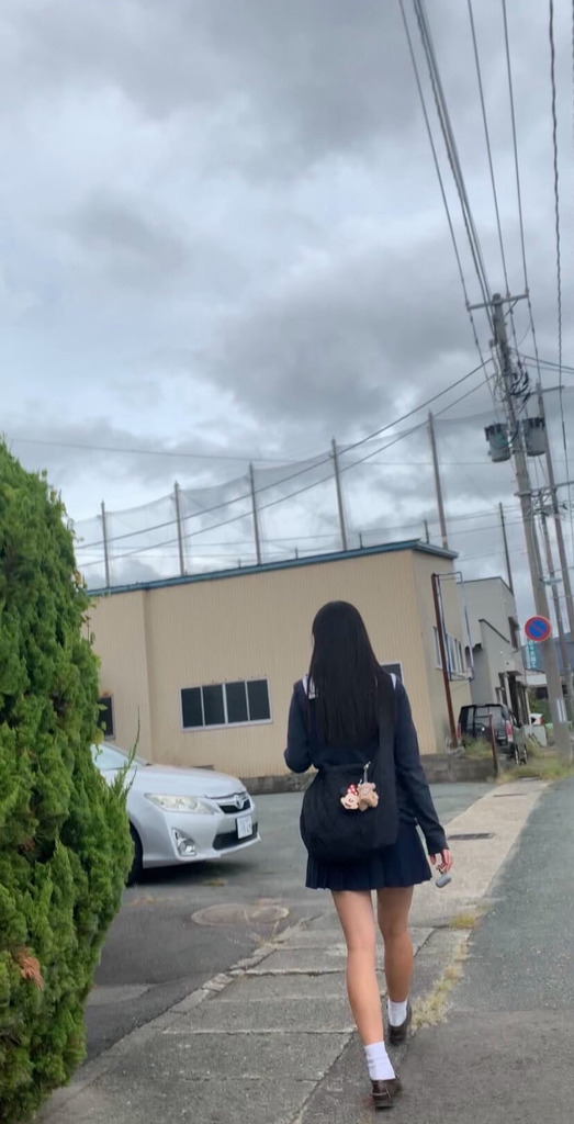 後ろ姿JK32