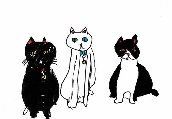 ３匹のねこ（今）