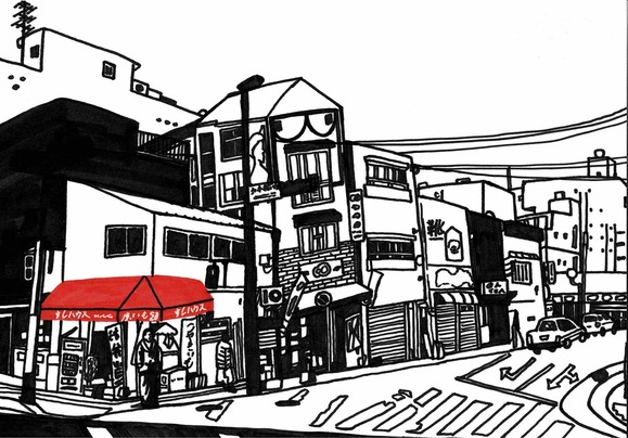 六本松の風景