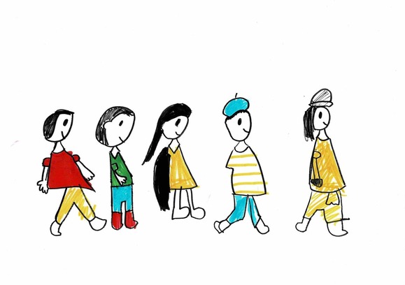 ボギー家族の絵（今）