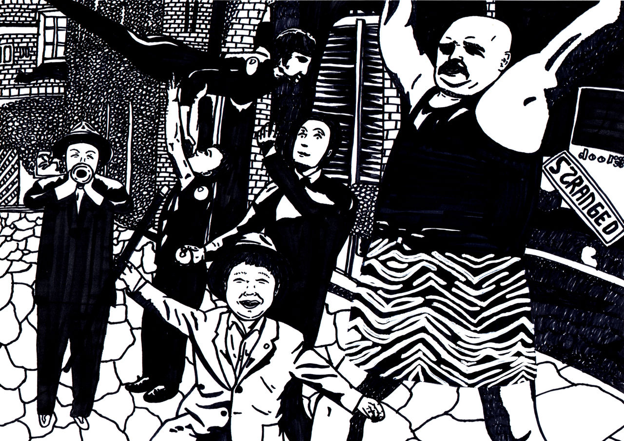 テンちゃんが描いたドアーズ まぼろしの世界 モンド今日の絵