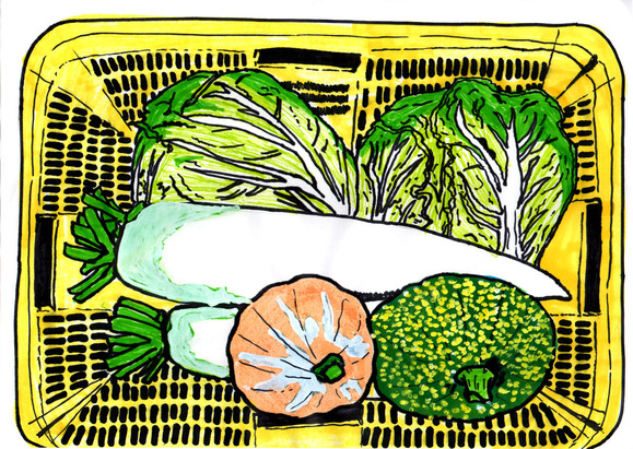 おじいちゃんが作った野菜