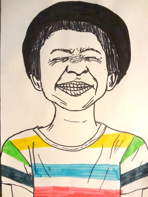 ニカッと笑うモンド