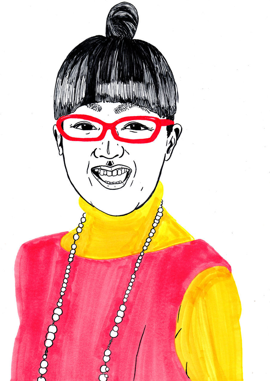 アイタカーにモンドが描いたkbcのみなさん モンド今日の絵